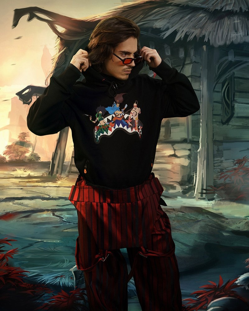 Black Sprayground Lol Yasou-lee Sin-akali Men's Hoodie | 295703415