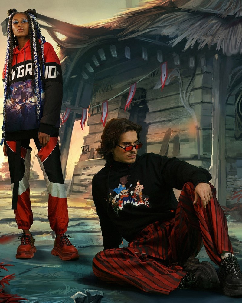 Black Sprayground Lol Yasou-lee Sin-akali Men's Hoodie | 295703415