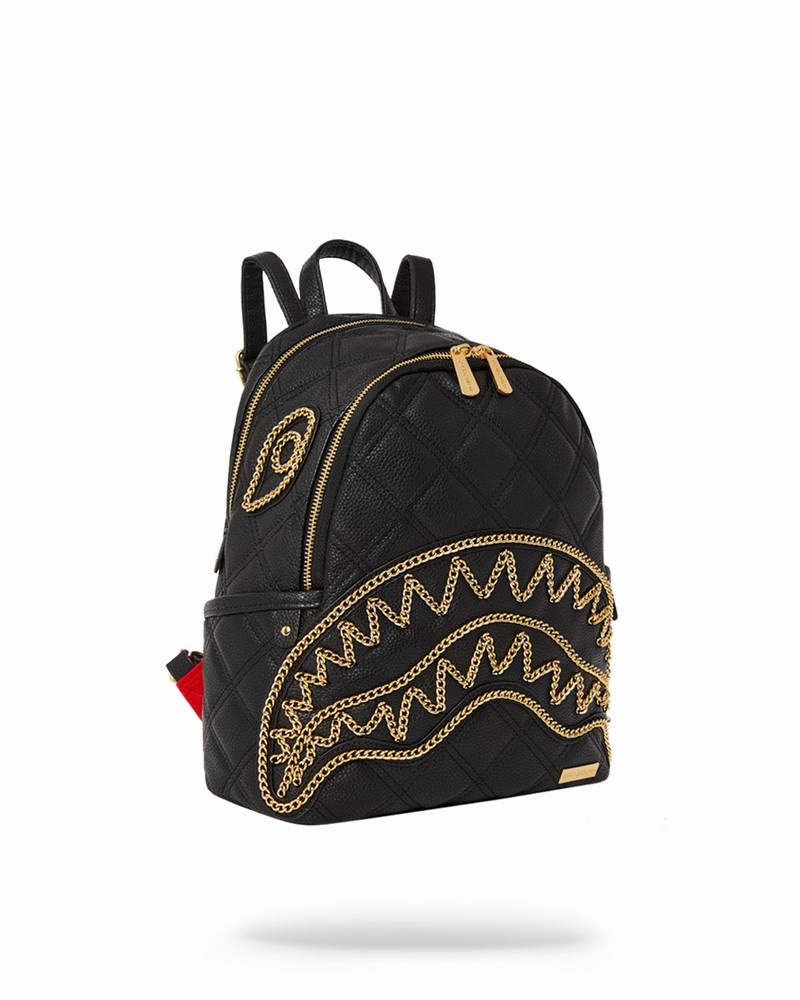 Black Sprayground Mamba Savage Men's Backpacks | 875162628