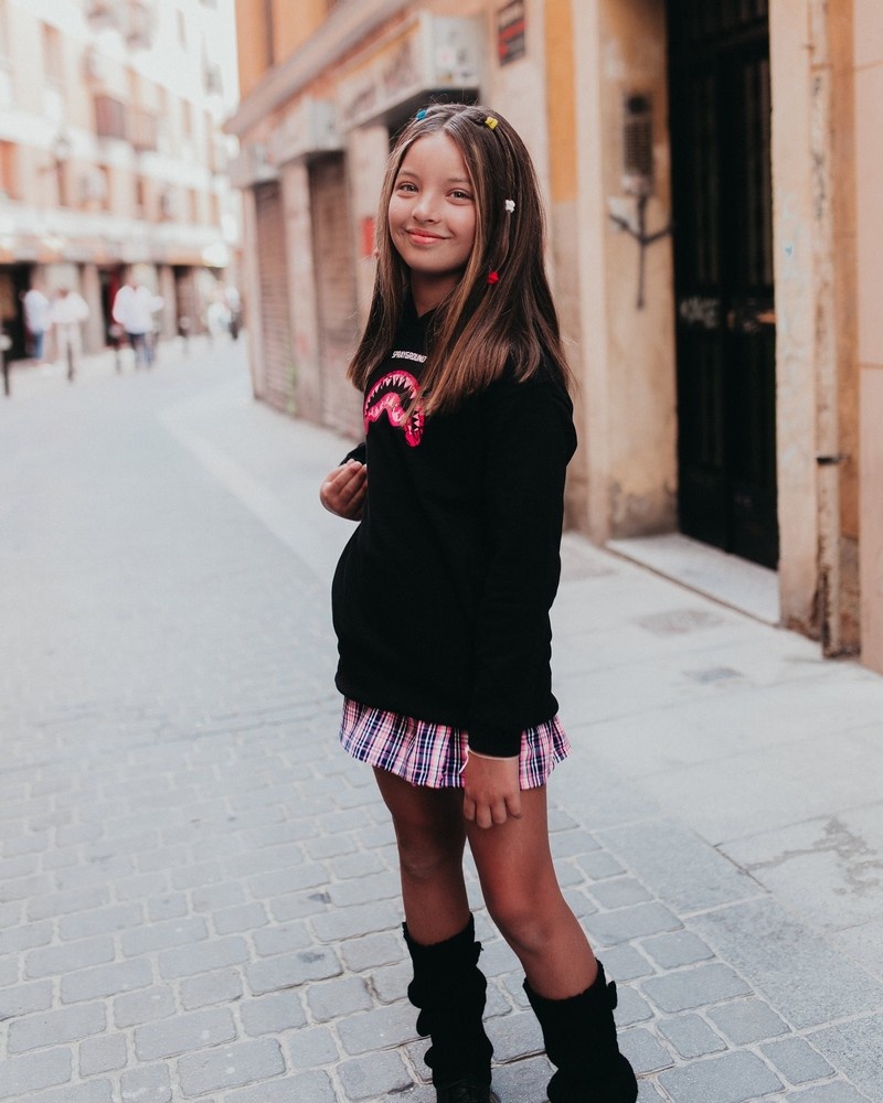 Black Sprayground Maxi Pull Kids' Hoodie | 53366503