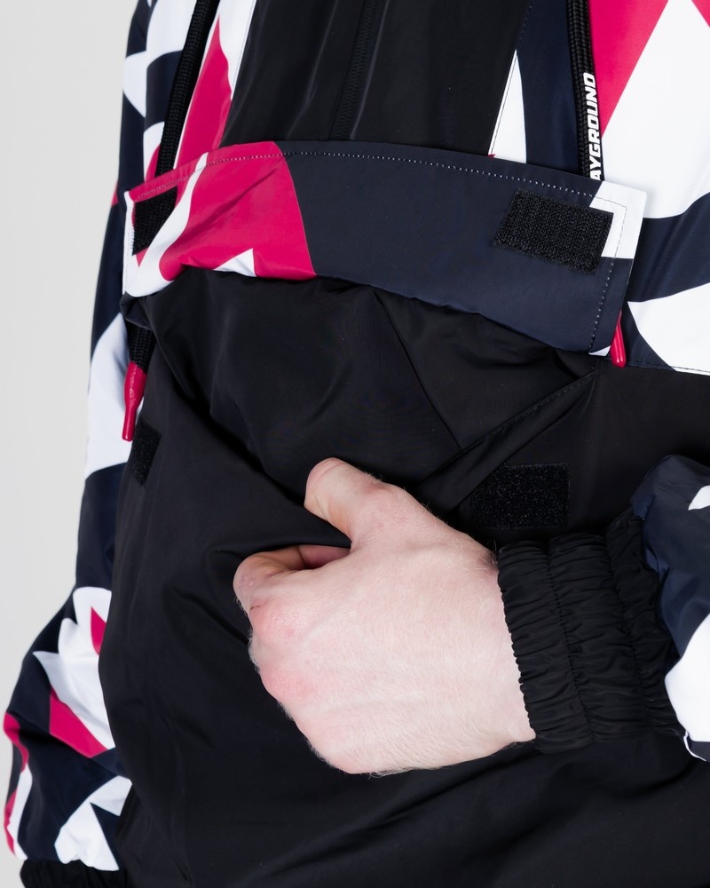 Black Sprayground Maxi Shark Neish Men's Jackets | 946870922