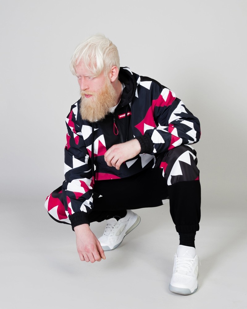Black Sprayground Maxi Shark Neish Men's Jackets | 946870922