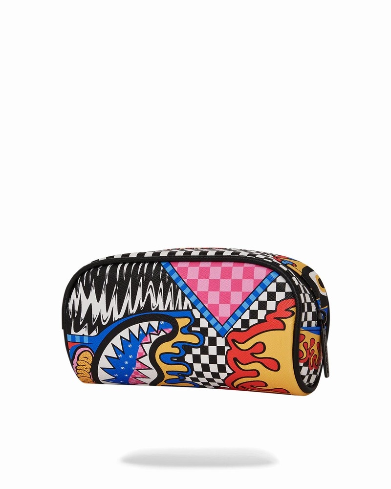 Black Sprayground Mosh Pit Men's Pouches | 249409472