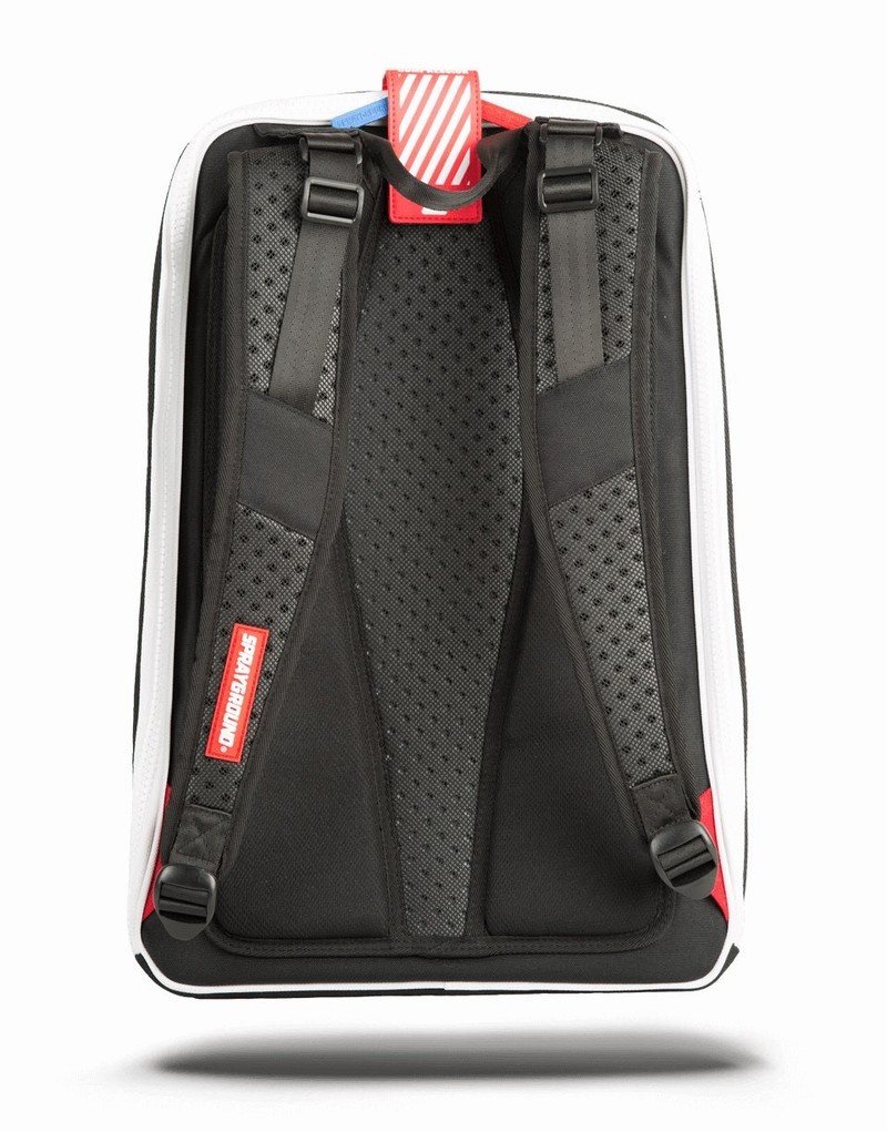 Black Sprayground Nasa Jet Men's Backpacks | 542031948