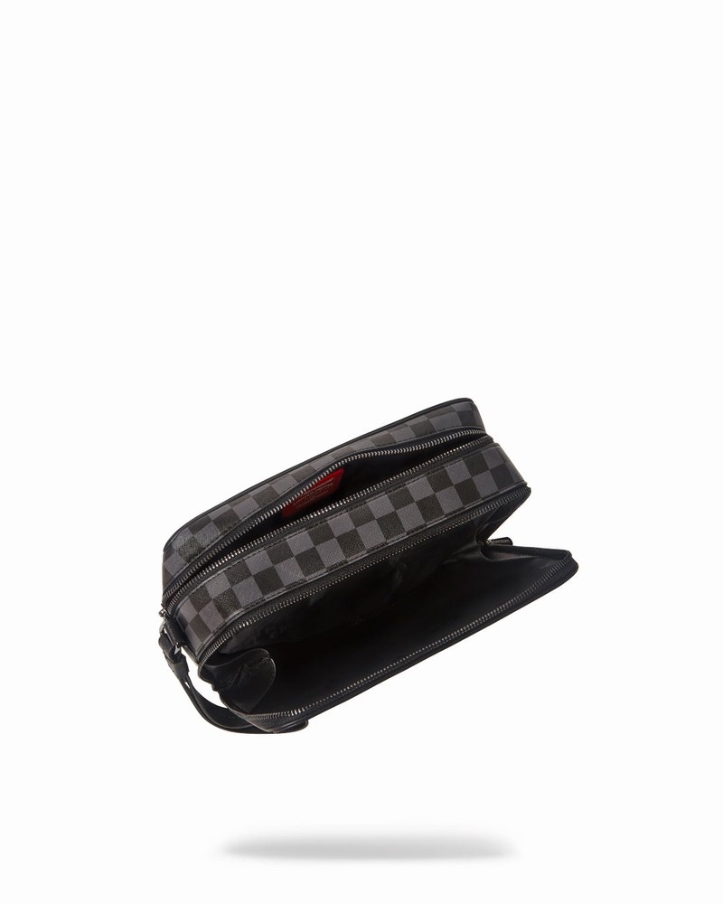 Black Sprayground Pochette Grey Xtc Men's Toiletry Bags | 332219473