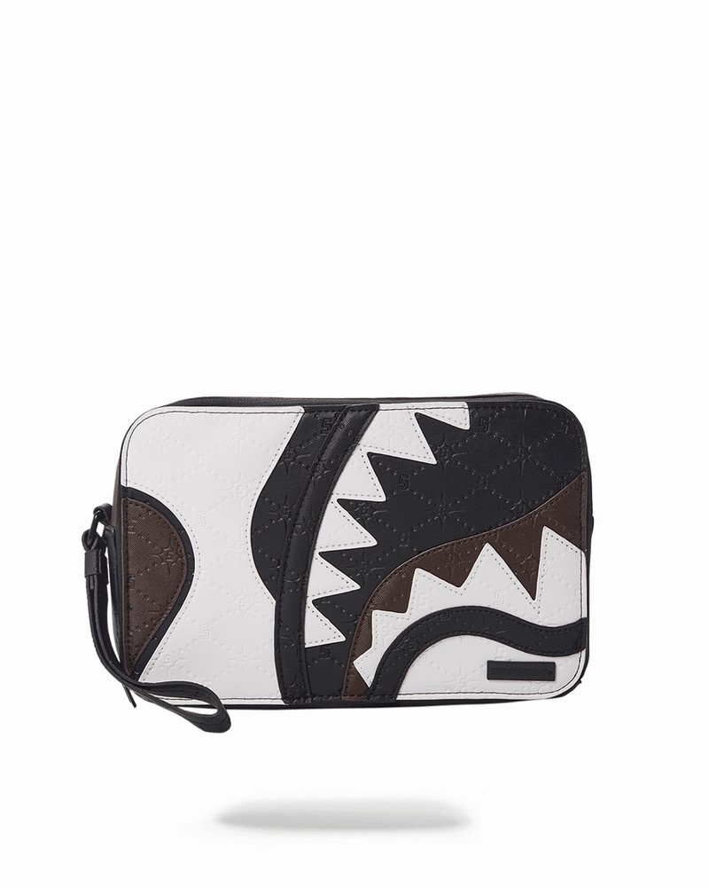 Black Sprayground Pochette V.V.I.P. Men\'s Toiletry Bags | 900917519