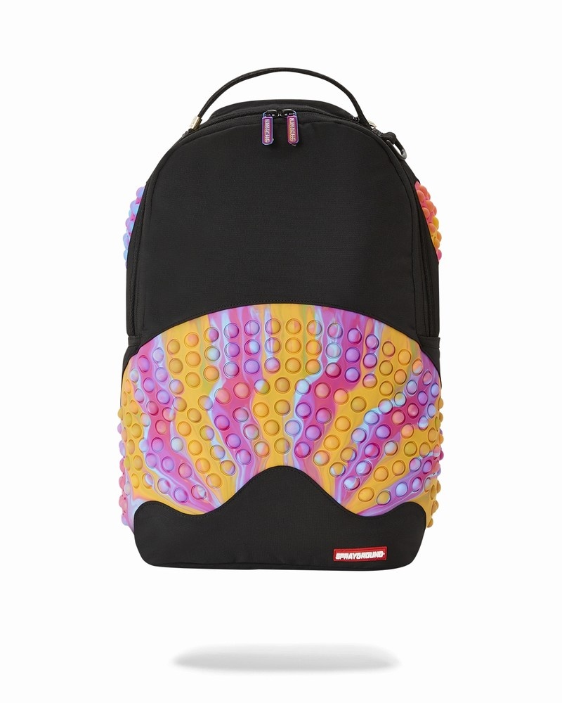 Black Sprayground Pop Shark Men\'s Backpacks | 816719359