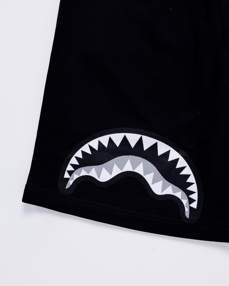 Black Sprayground Raining Money Men's Shorts | 48798755