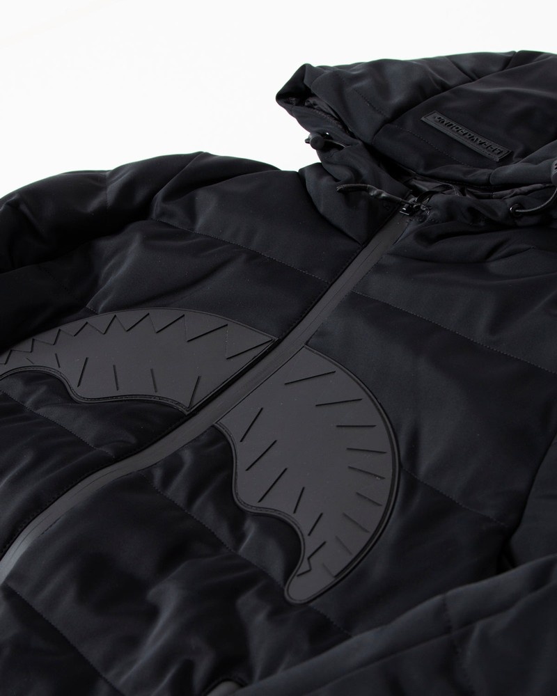 Black Sprayground SG Tripleblack Kids' Down Jackets | 808345746