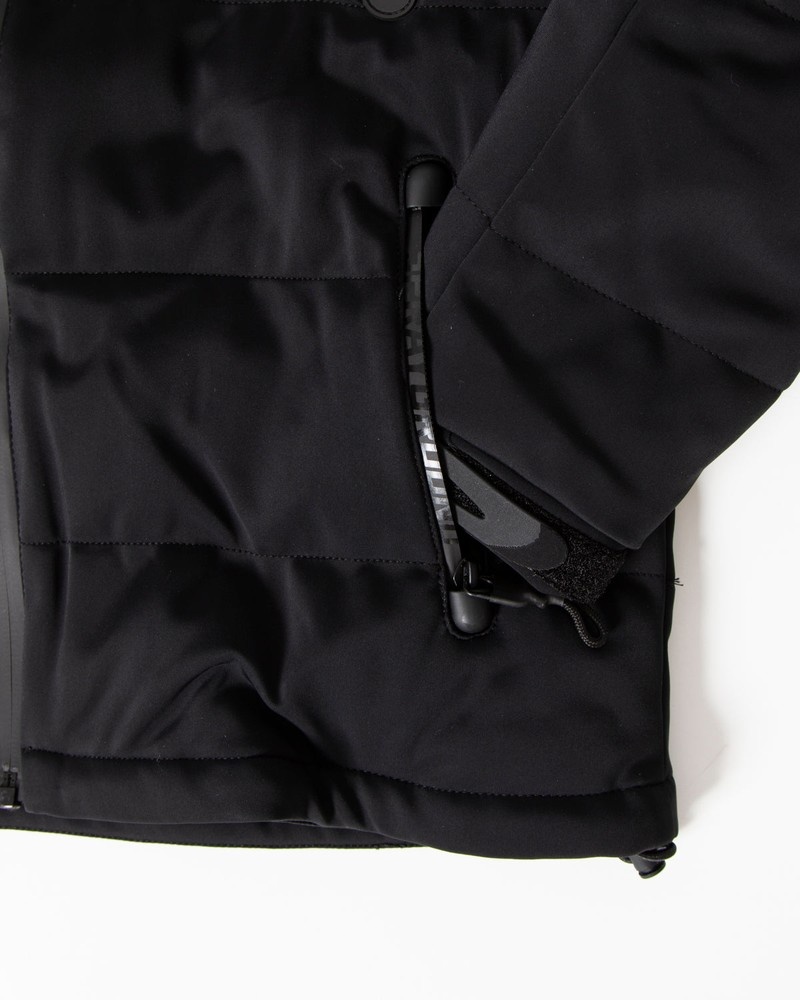 Black Sprayground SG Tripleblack Kids' Down Jackets | 808345746