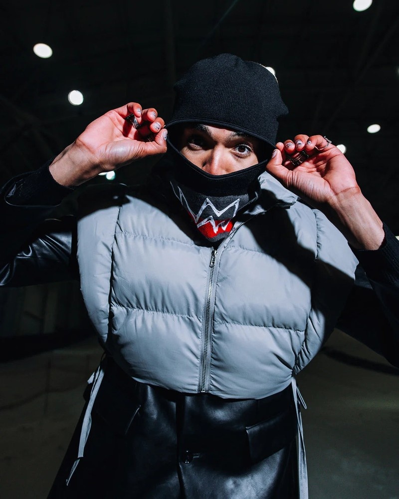 Black Sprayground Sewn Shut Women's Ski Masks | 524133868