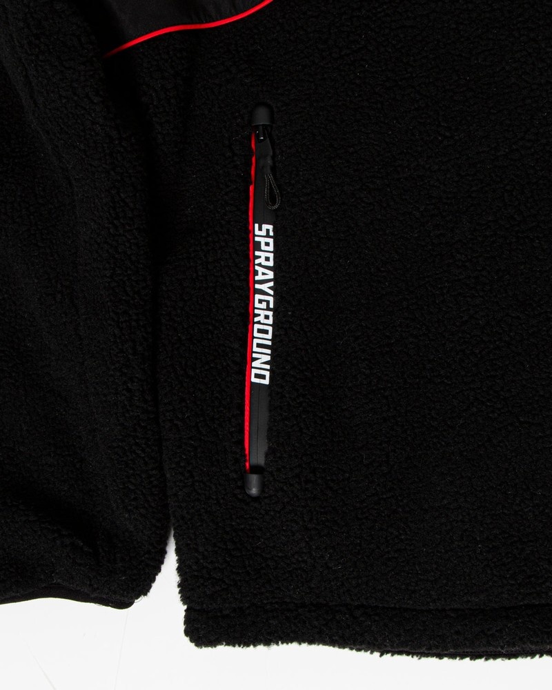 Black Sprayground Sg Teddybear Women's Jackets | 856635539
