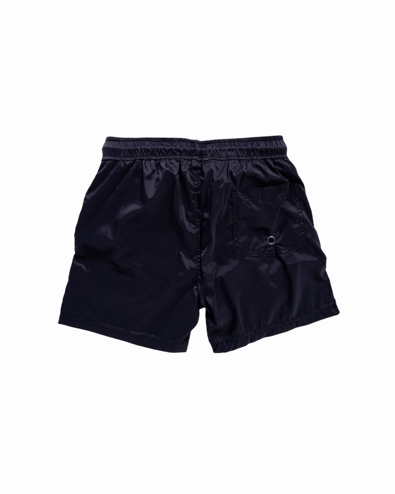 Black Sprayground Sharkmouth Nr 8 Kids' Swim Trunks | 477903611