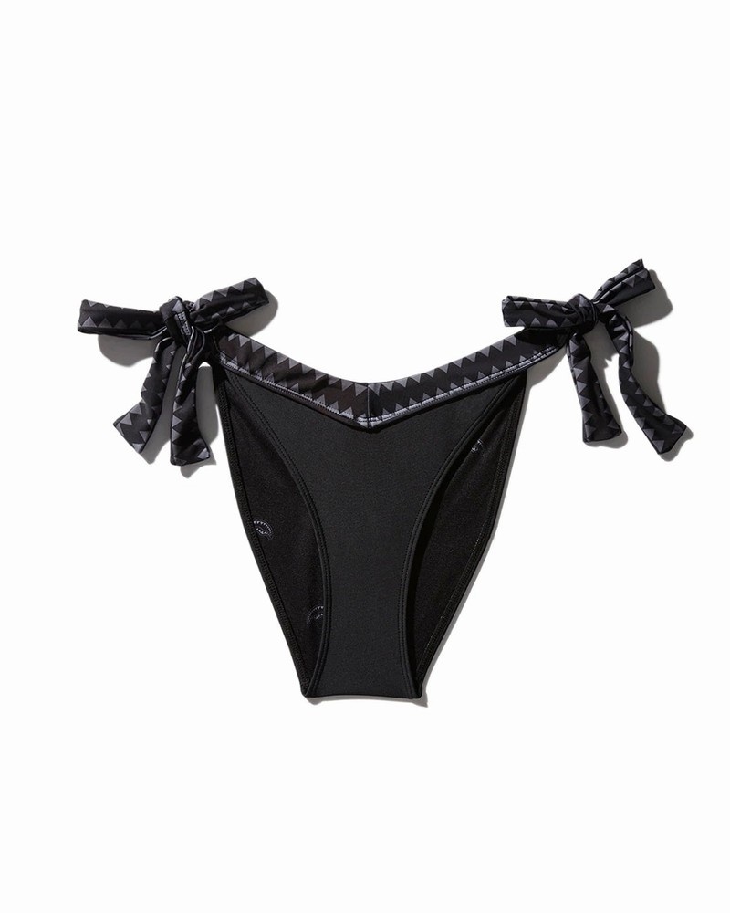 Black Sprayground Skull Money Women\'s Bikini Bottoms | 677521774