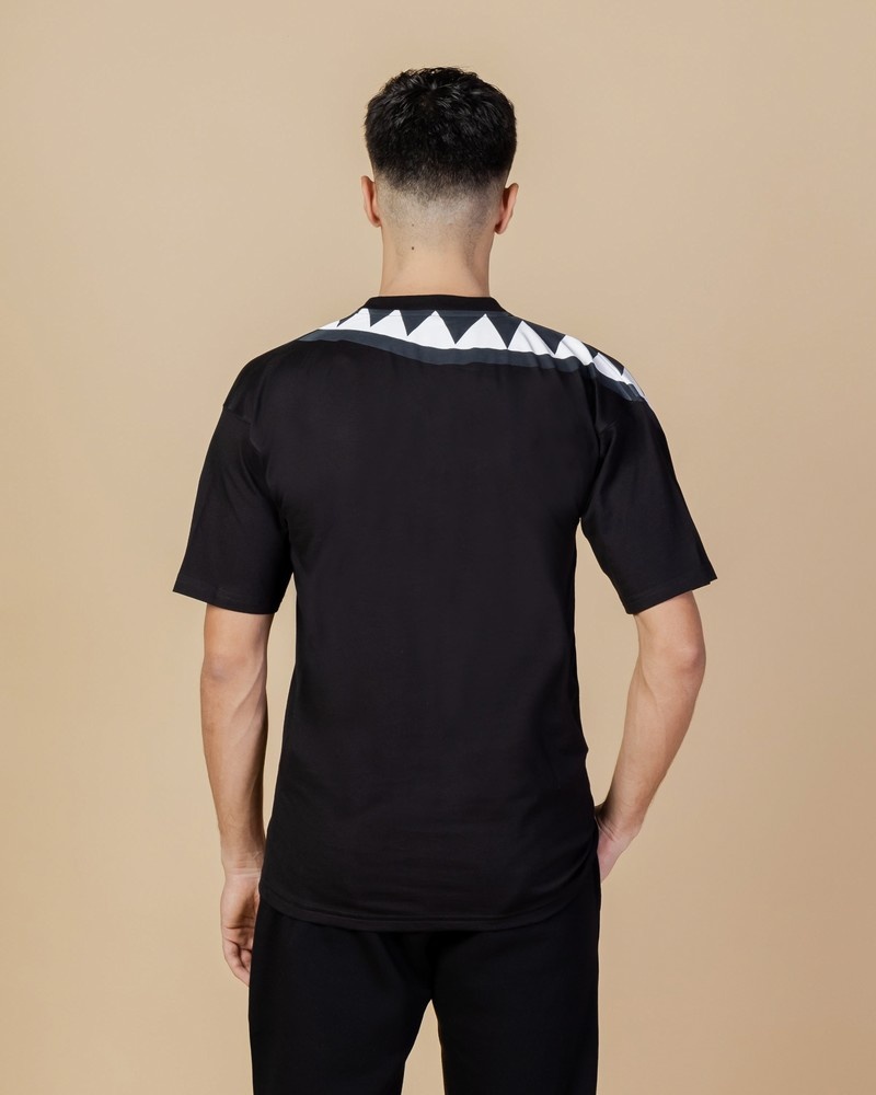 Black Sprayground Splash Men's T Shirts | 902884881