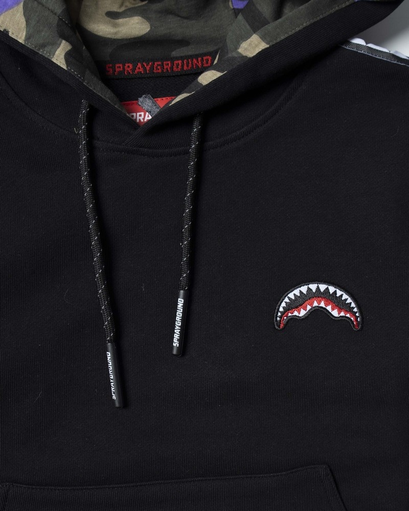 Black Sprayground Std Kids' Hoodie | 261096766