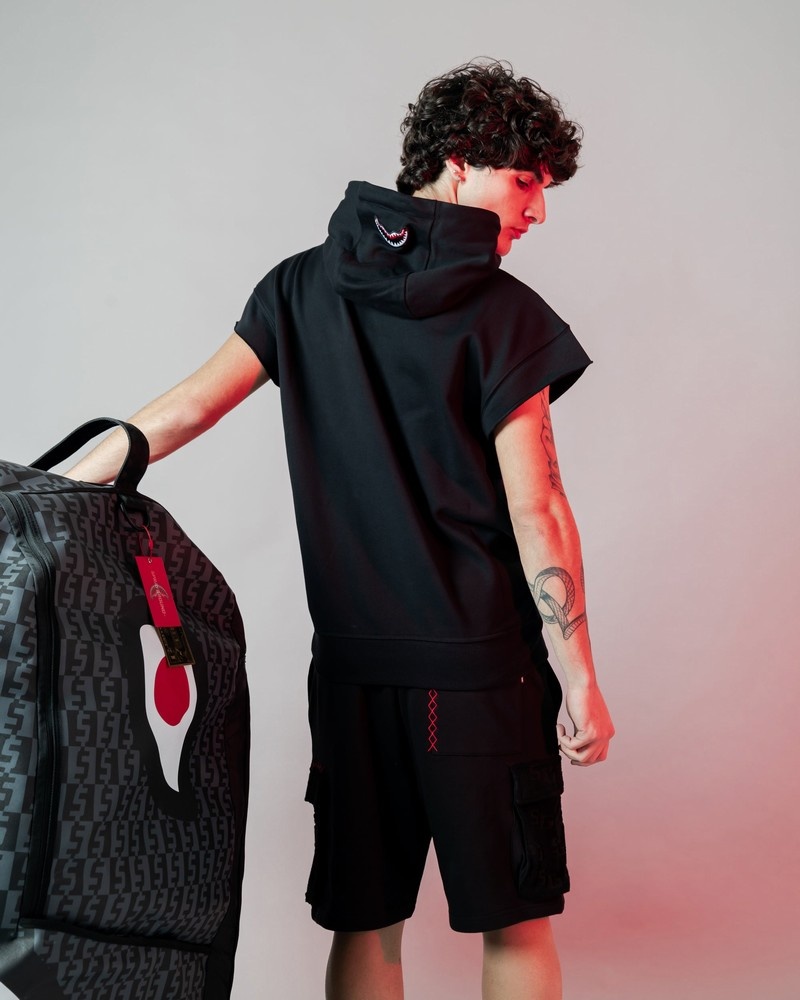 Black Sprayground Tanktop Men's Hoodie | 905477915