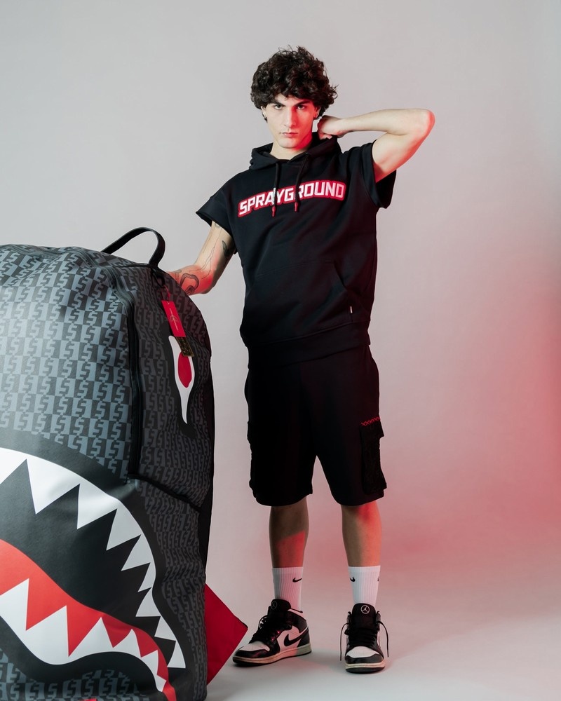 Black Sprayground Tanktop Men's Hoodie | 905477915