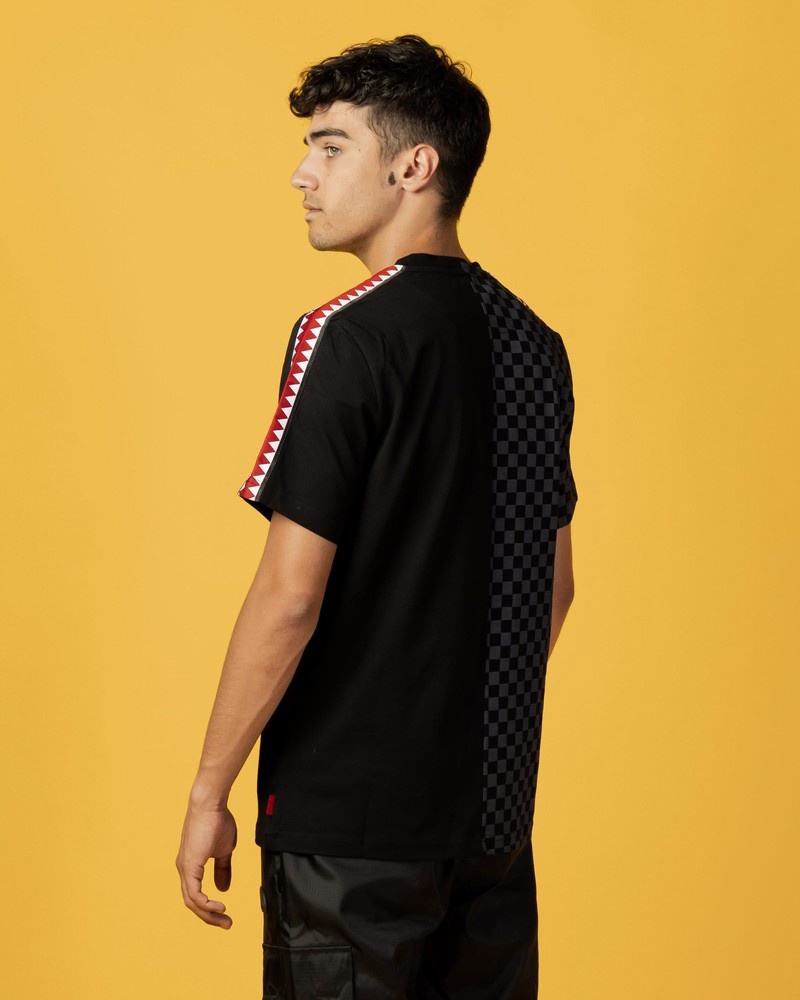 Black Sprayground Team Men's T Shirts | 94027904