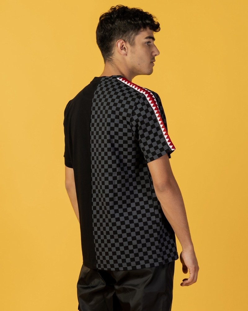 Black Sprayground Team Men's T Shirts | 94027904