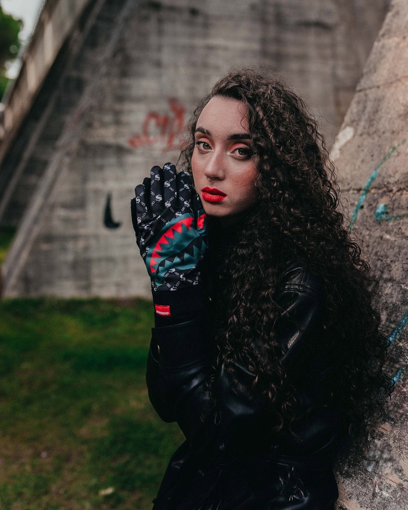 Black Sprayground The Godfather Large Women's Gloves | 838944241