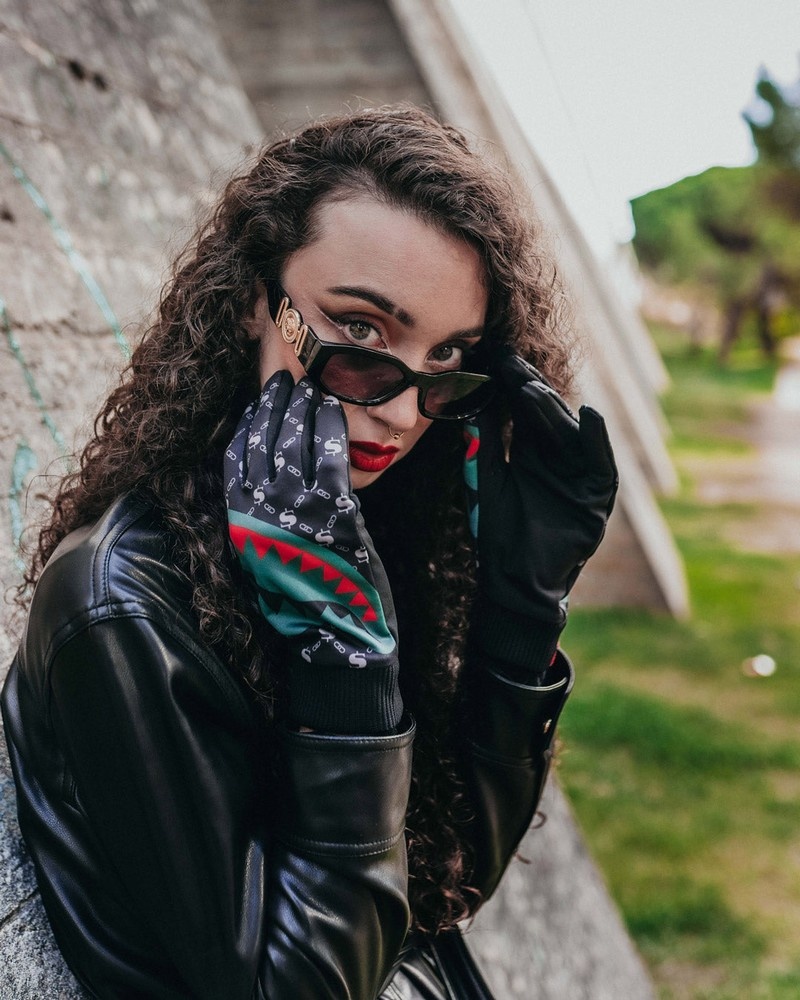 Black Sprayground The Godfather Large Women's Gloves | 838944241