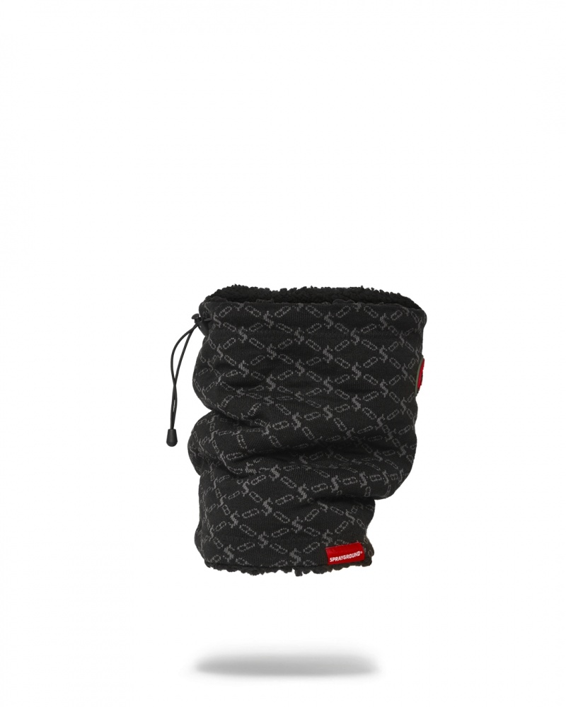 Black Sprayground The Godfather Men's Neck Warmer | 149955663