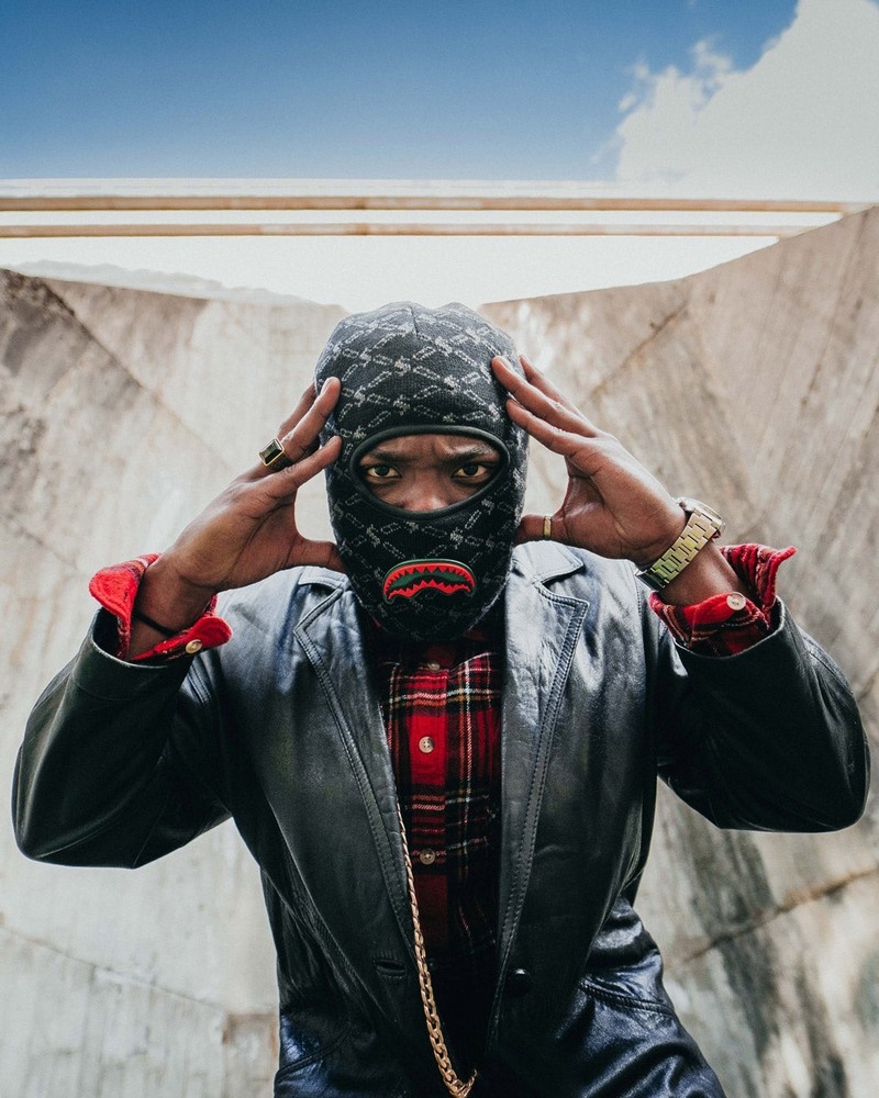 Black Sprayground The Godfather Men's Ski Masks | 229682965