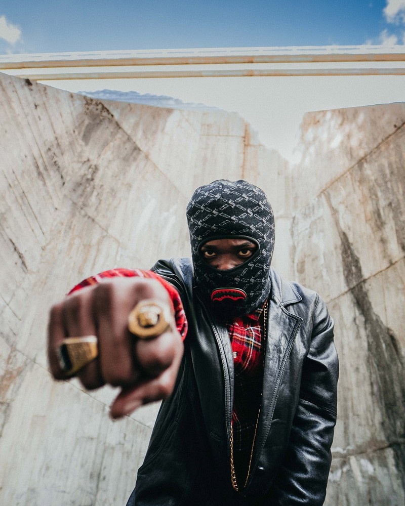 Black Sprayground The Godfather Men's Ski Masks | 229682965