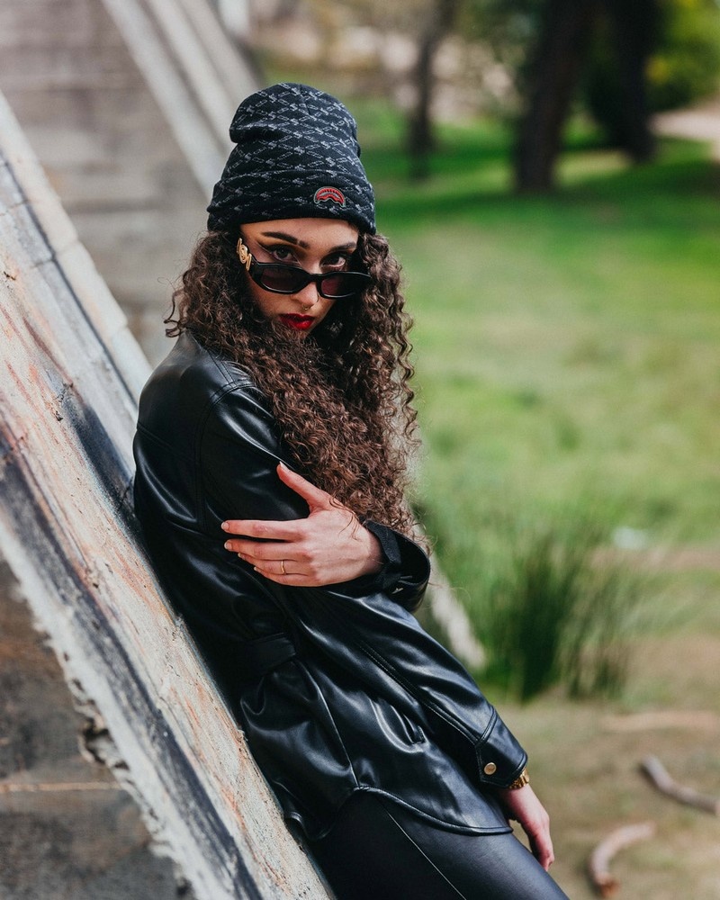 Black Sprayground The Godfather Women's Beanie | 538080472