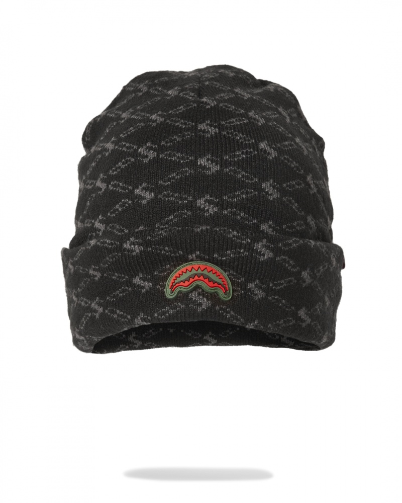 Black Sprayground The Godfather Women\'s Beanie | 538080472
