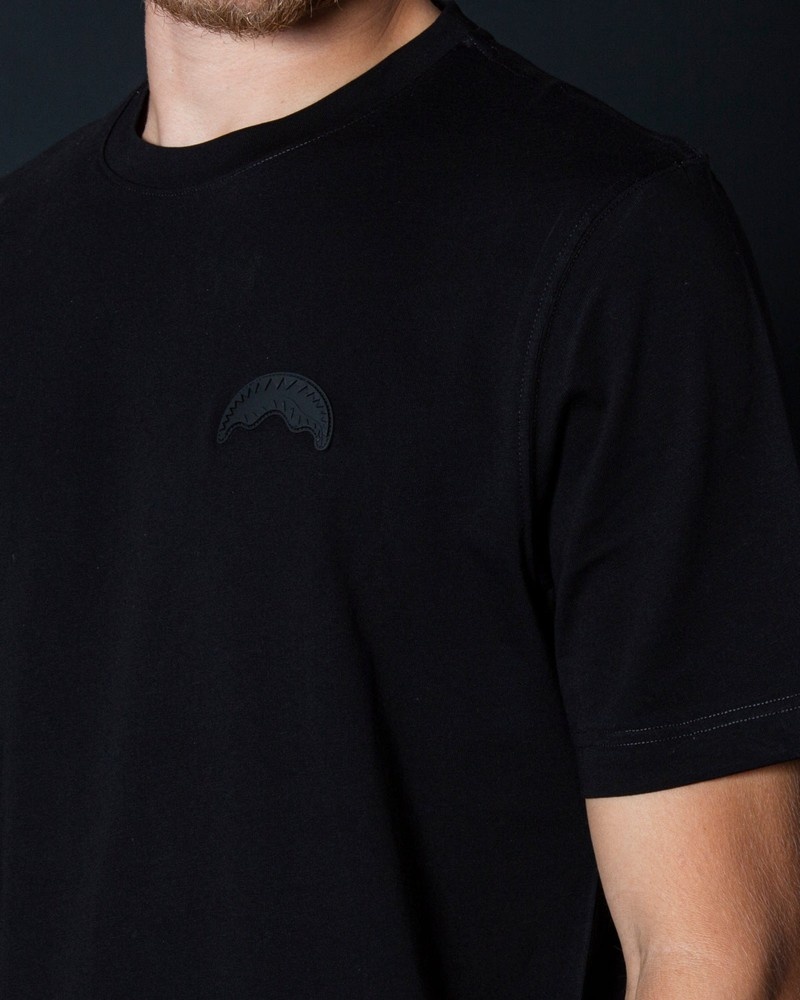 Black Sprayground Triple Ltd Women's T Shirts | 841537171