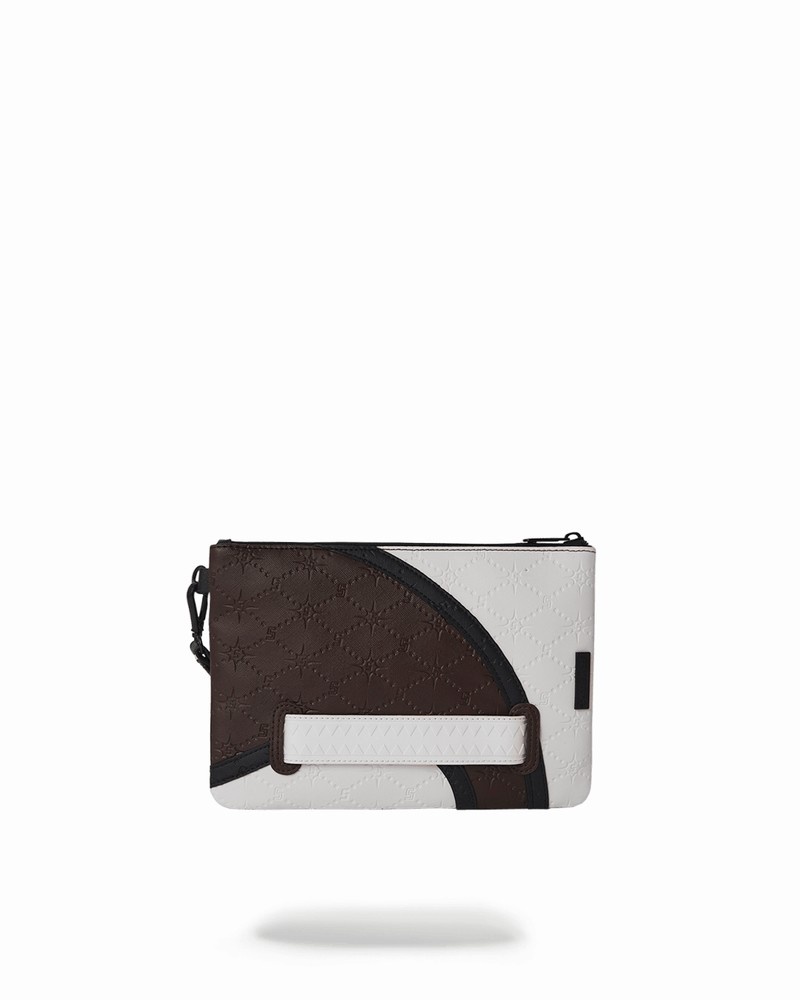 Black Sprayground V.V.I.P. Crossover Men's Clutch Bags | 73091186