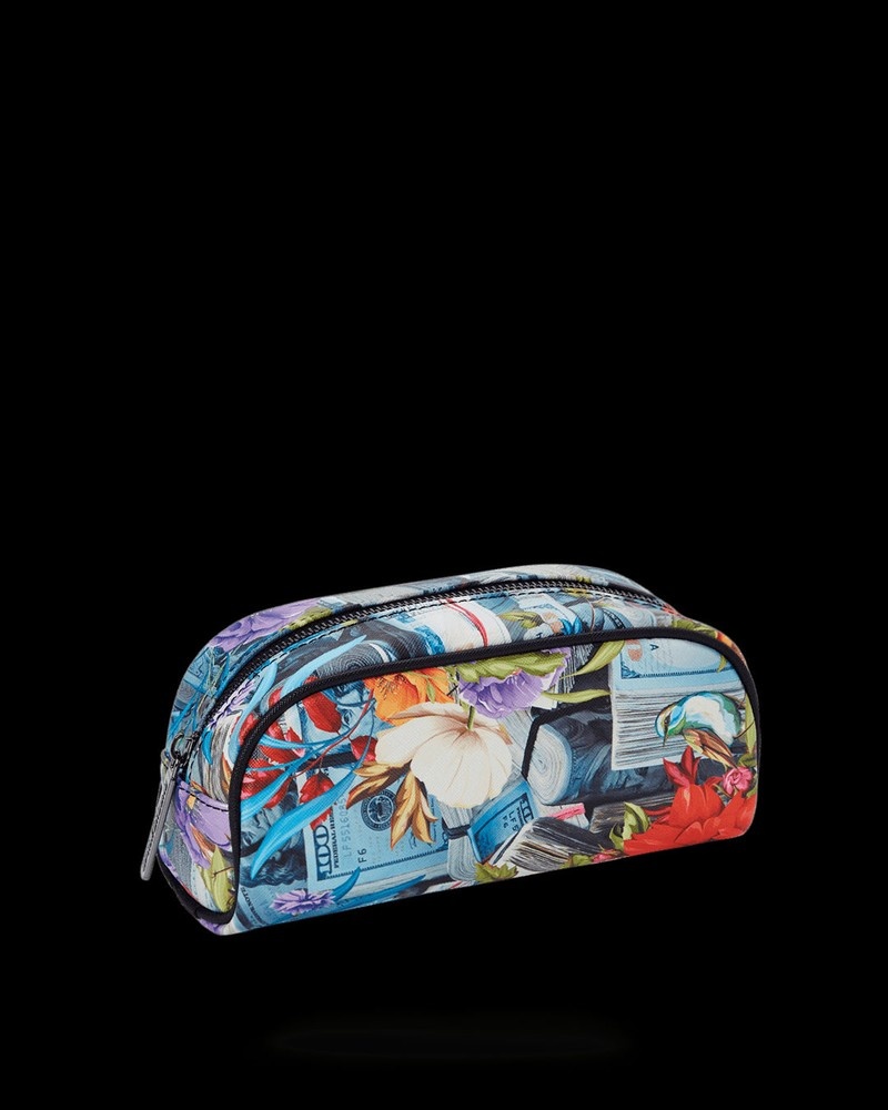 Blue Sprayground Concrete Jungle Men's Pouches | 205366418