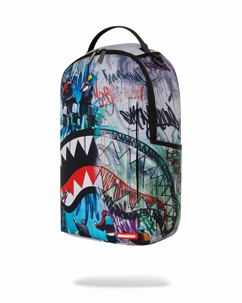 Blue Sprayground Creators Ofs Dlxsr Men's Backpacks | 738459664