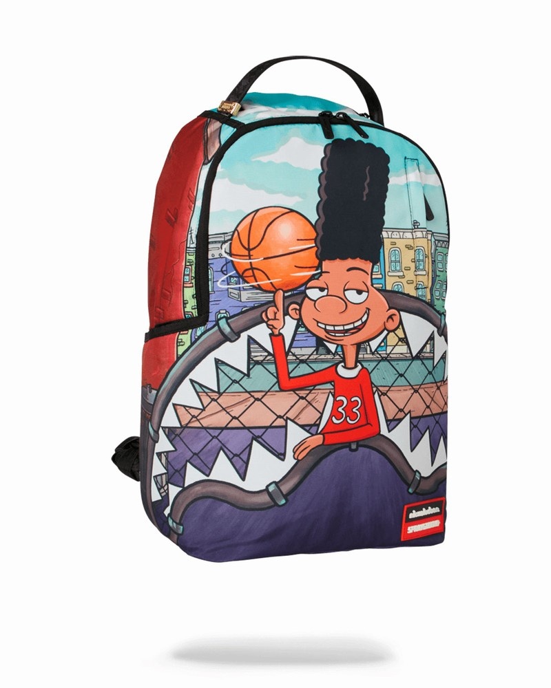 Blue Sprayground Hey Arnold: Gerald Shark Men's Backpacks | 164351477