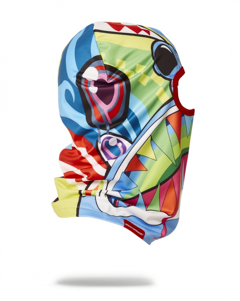 Blue Sprayground Mind Trip Men's Ski Masks | 841296236