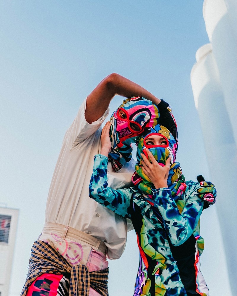 Blue Sprayground Mind Trip Men's Ski Masks | 841296236