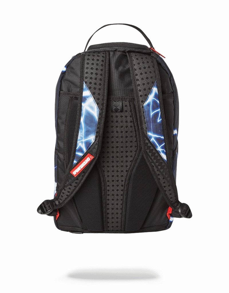 Blue Sprayground Storm Shark Men's Backpacks | 755899863