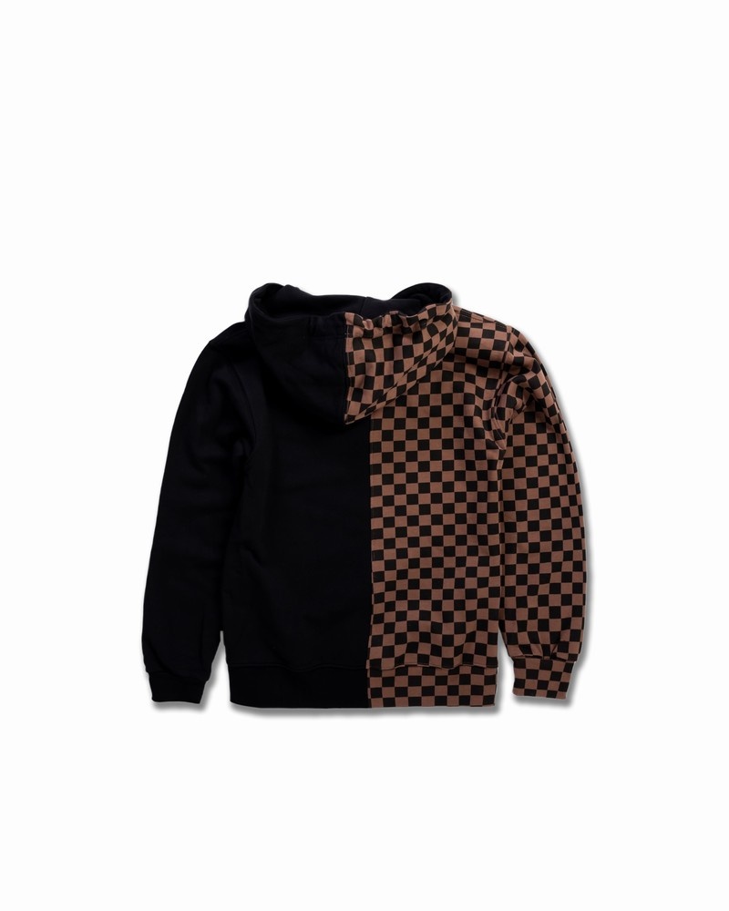Brown Sprayground Burnt Sharks In Paris Kids' Hoodie | 412218773