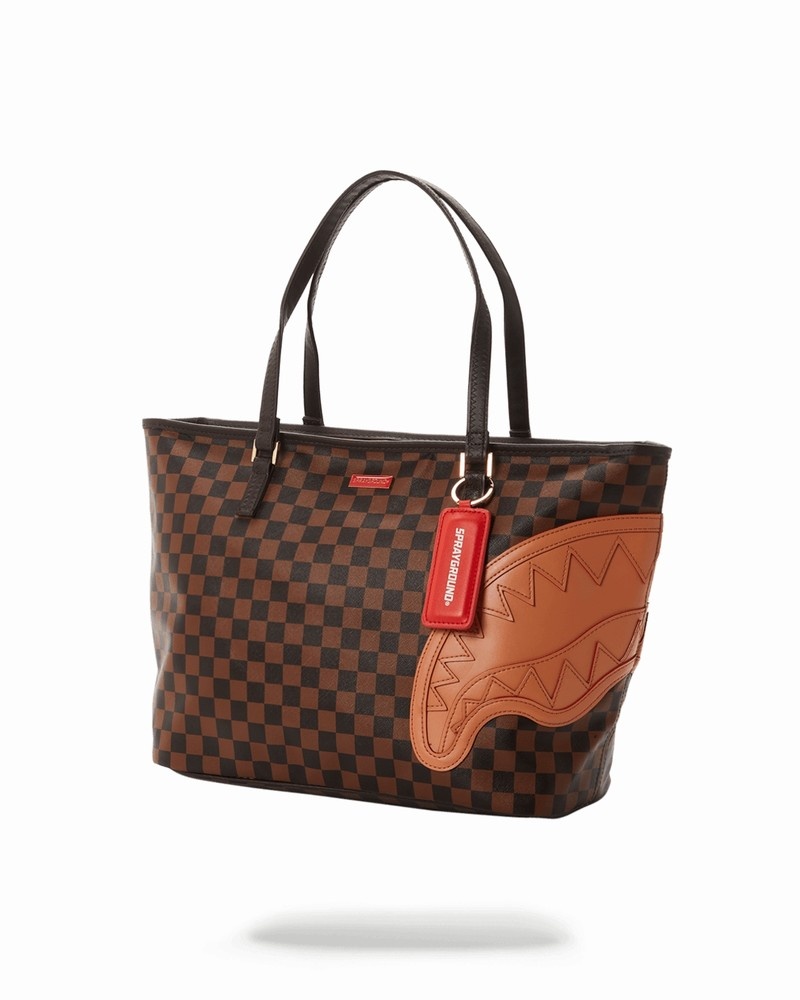 Brown Sprayground Henny Men's Tote Bags | 426945229