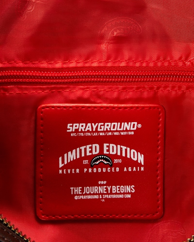 Brown Sprayground Henny Mini Men's Duffle Bags | 837715400