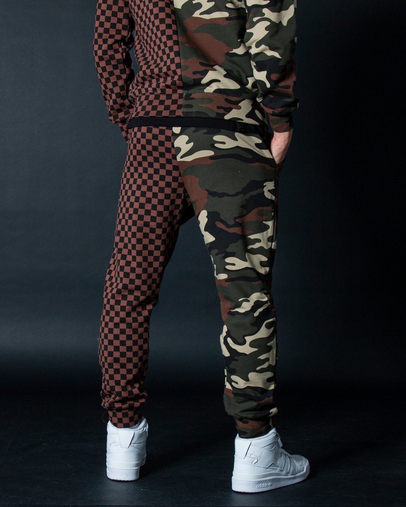 Brown Sprayground Joggers Jungle Men's Pants | 222000484