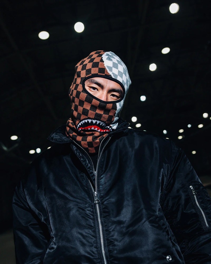 Brown Sprayground Tear It Up Men's Ski Masks | 452138939
