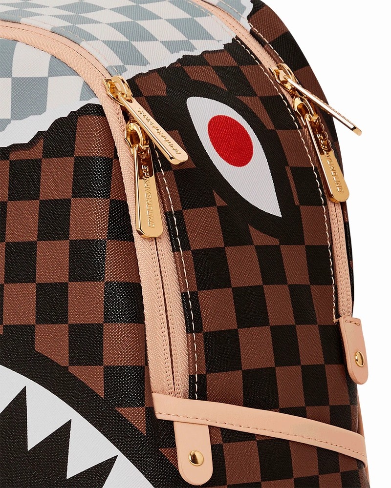 Brown Sprayground Tearaway Savage Men's Backpacks | 852449213
