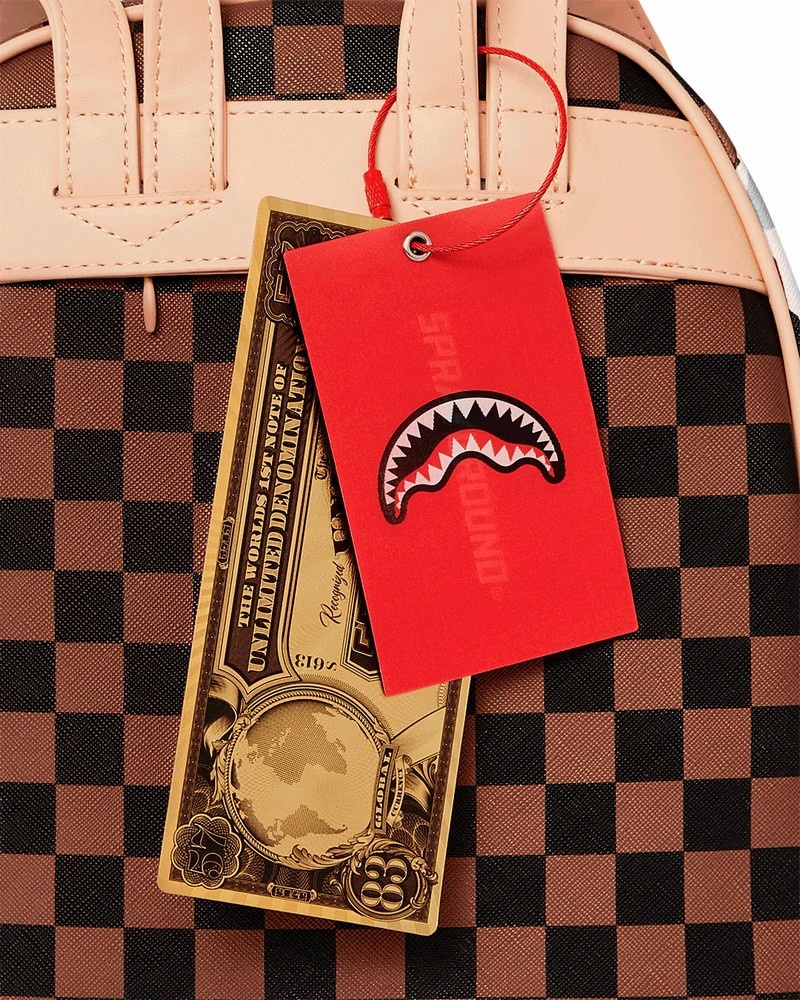 Brown Sprayground Tearaway Savage Men's Backpacks | 852449213