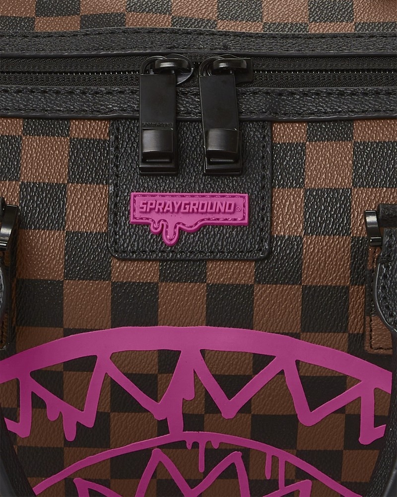 Brown Sprayground The Artists Touch Mini Men's Duffle Bags | 600183324