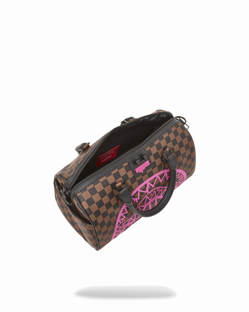 Brown Sprayground The Artists Touch Mini Men's Duffle Bags | 600183324