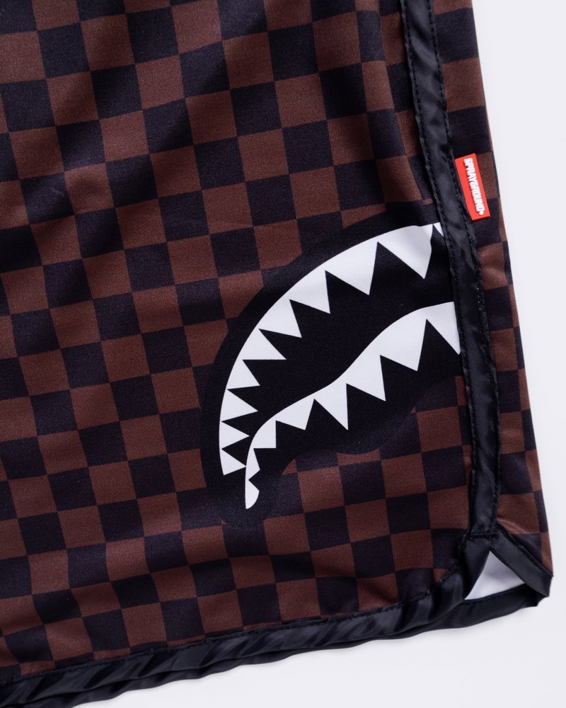 Brown Sprayground Trippy Men's Swim Shorts | 415769705