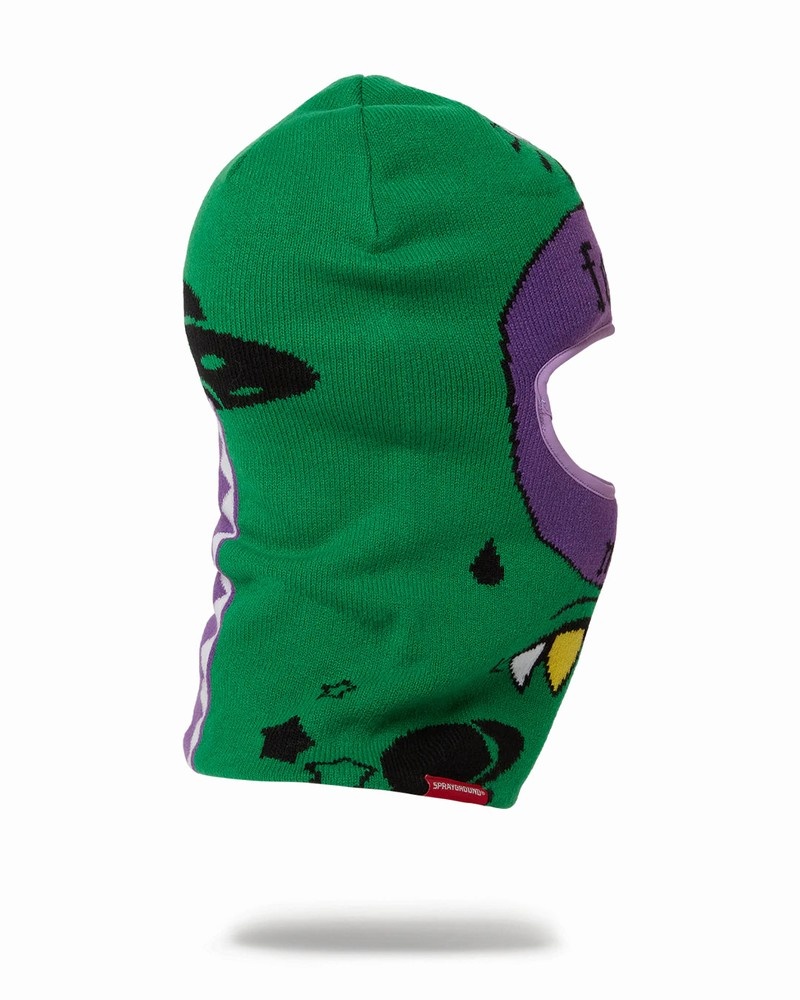 Green Sprayground Alien Women's Ski Masks | 329170478